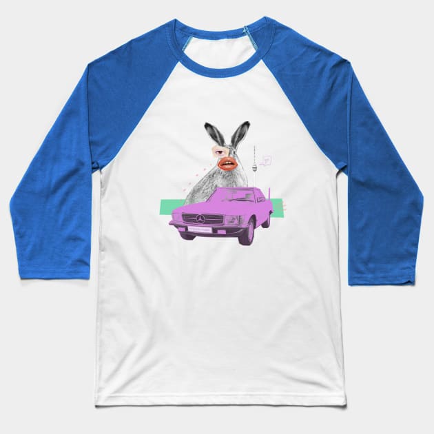 Bunny Baseball T-Shirt by designfromschwabylon